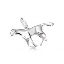 Wisiorek - cwałujący koń, srebro 925