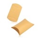 Upominkowe pudełko z papieru, gładka powierzchnia, lśniący odcień - Kolor - Złoty