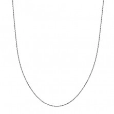 Łańcuszek ze srebra 925 - spiralnie gęsto połączone błyszczące oczka, federing 